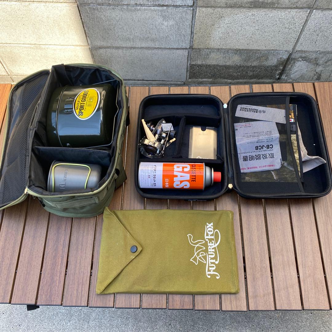 イワタニ コンパクトバーナーCB-JCB 拘りカスタム10点セット！ソロキャンプ