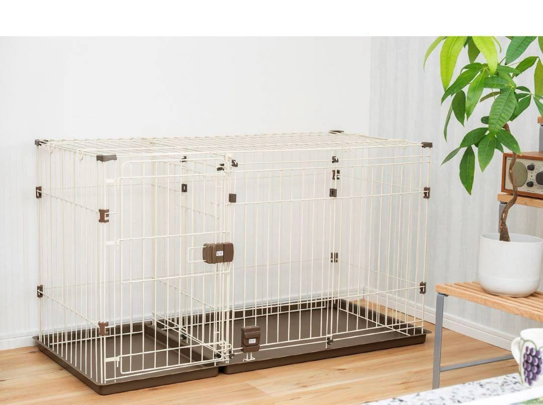 ２ルームサークル　ペットケージ　分離可能　大型