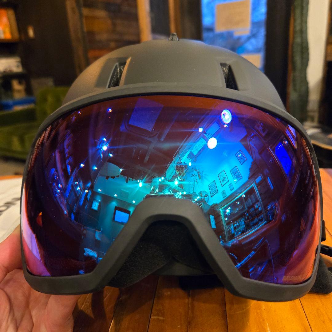 は*ち様 Salomon サロモン スキー スノーボード ヘルメット マットブラ