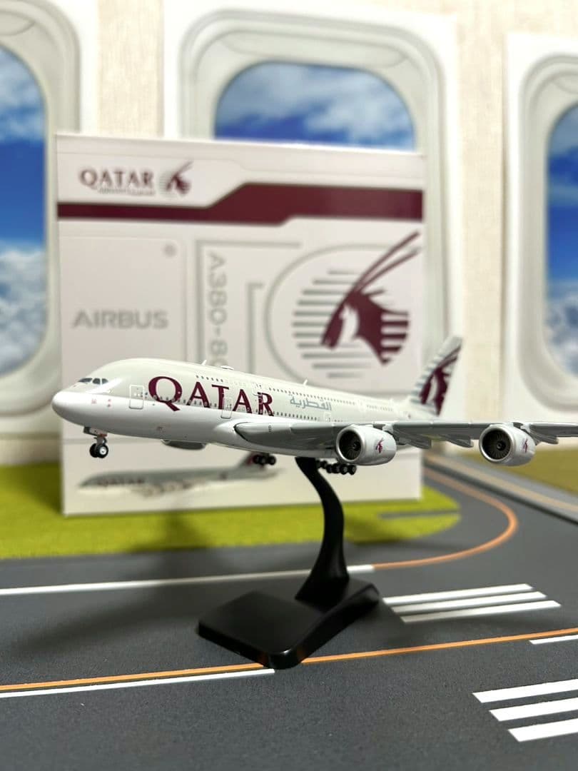 ☆Qatar Airways A380-800　ノーマル塗装