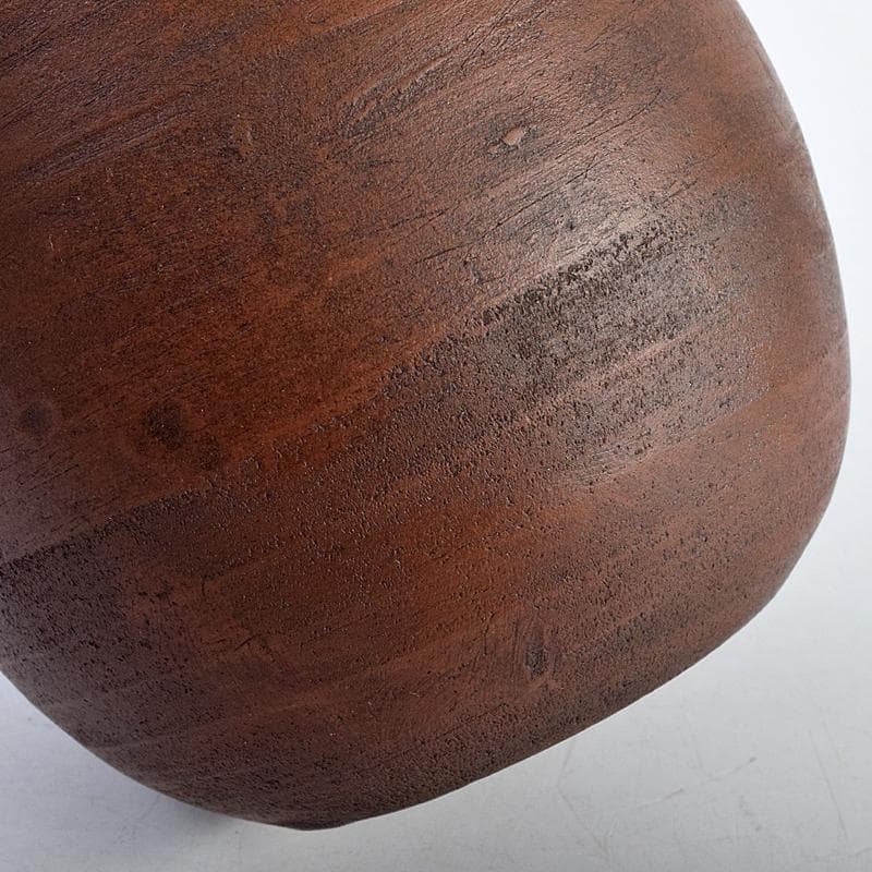 桂又三郎極め　江戸初期　古備前　人物刻　細口瓢徳利　V　R9490