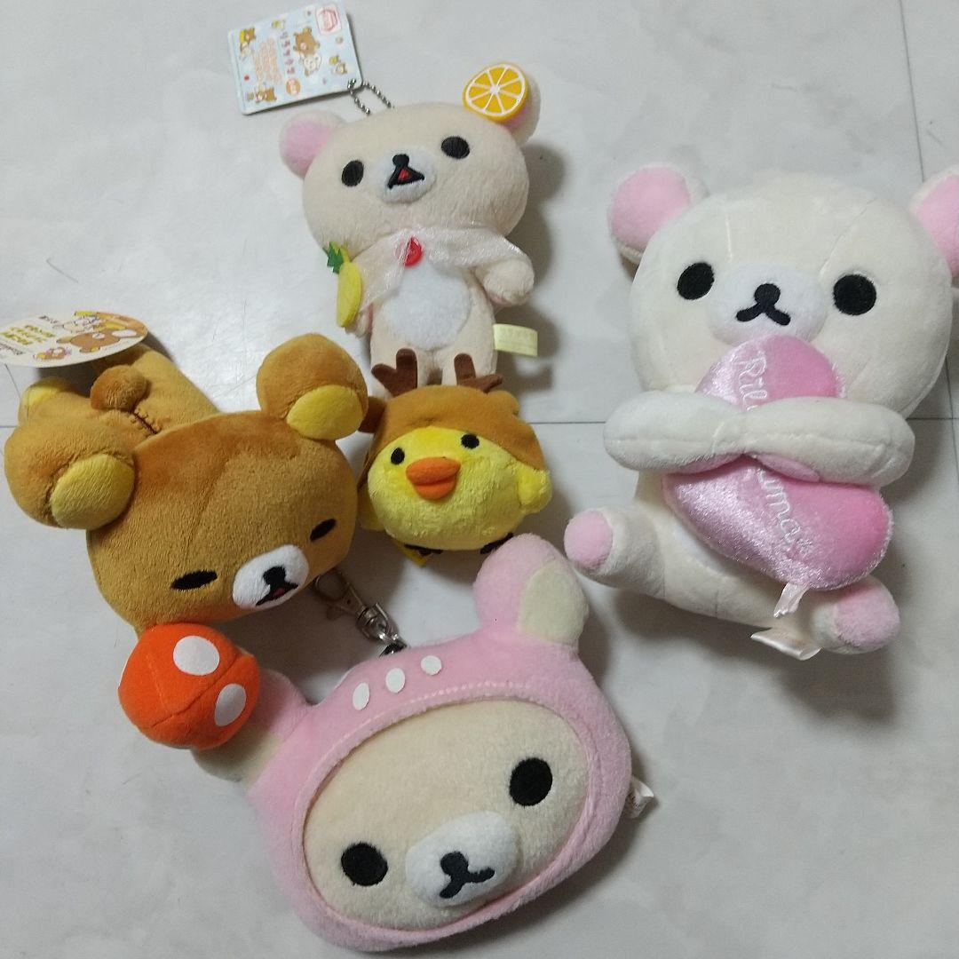 リラックマ　ぬいぐるみ　マスコット　セット