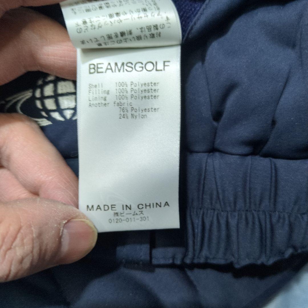 BEAMSGOLF　オレンジレーベル　 中わた入りゴルフパンツ　ネイビー