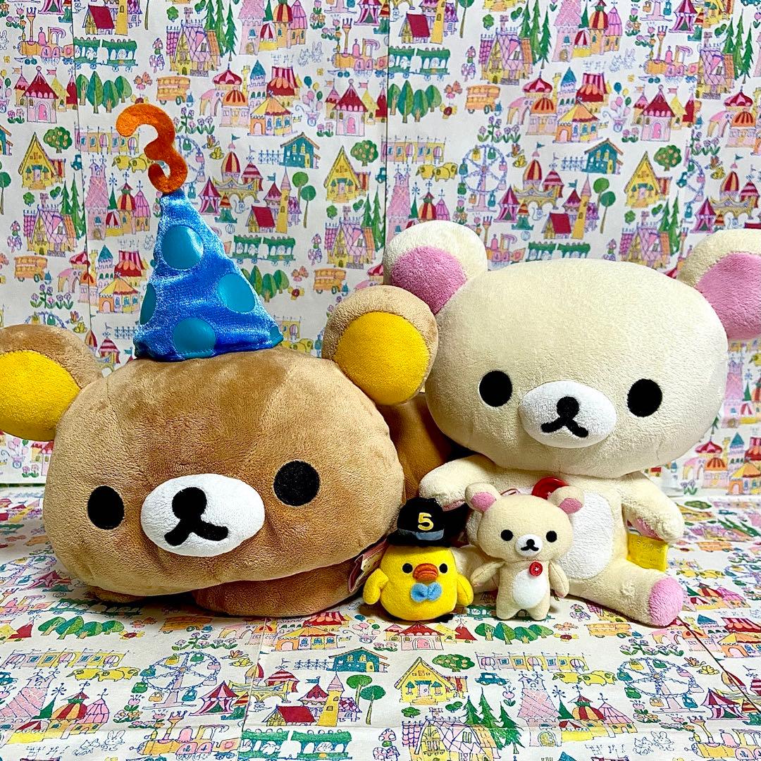 リラックマ まとめ売り12 メキシカン ぬいぐるみ シロフォン 卓上カレンダー他