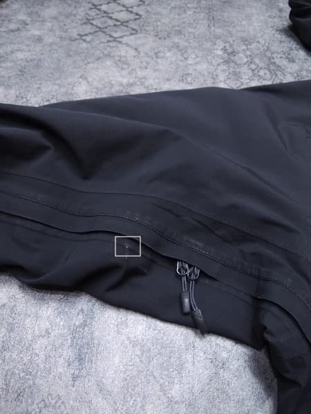 ホグロフス 防水中綿ストレッチジャケット◆スノボー/スノー/メンズLサイズ/黒