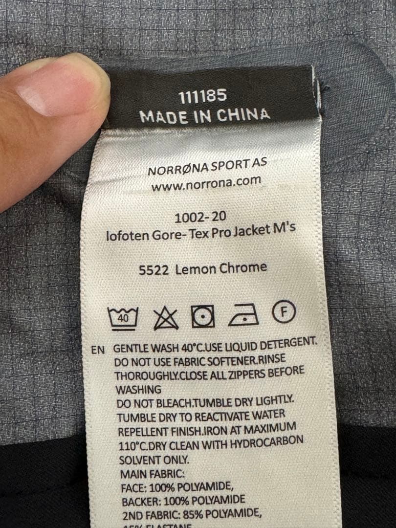 【値下げ】NORRONA lofoten Gore-Tex Pro Jacket