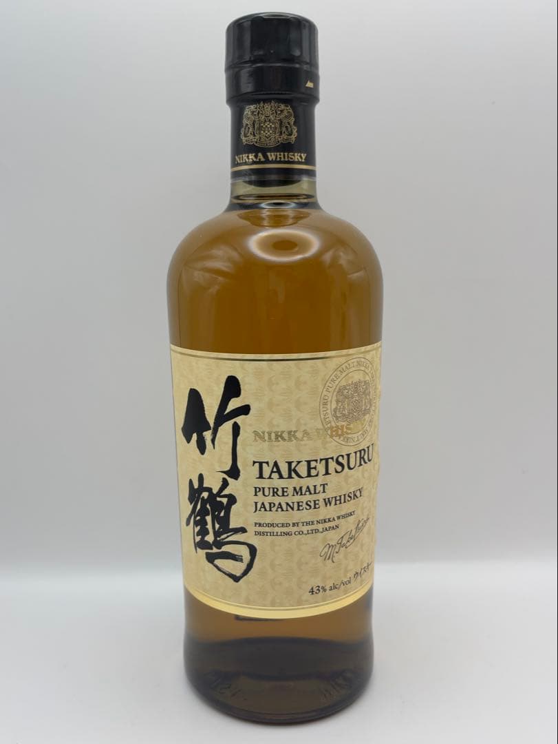 未開栓 NIKKA ニッカ 竹鶴 ピュアモルト ウイスキー 箱付 700ml