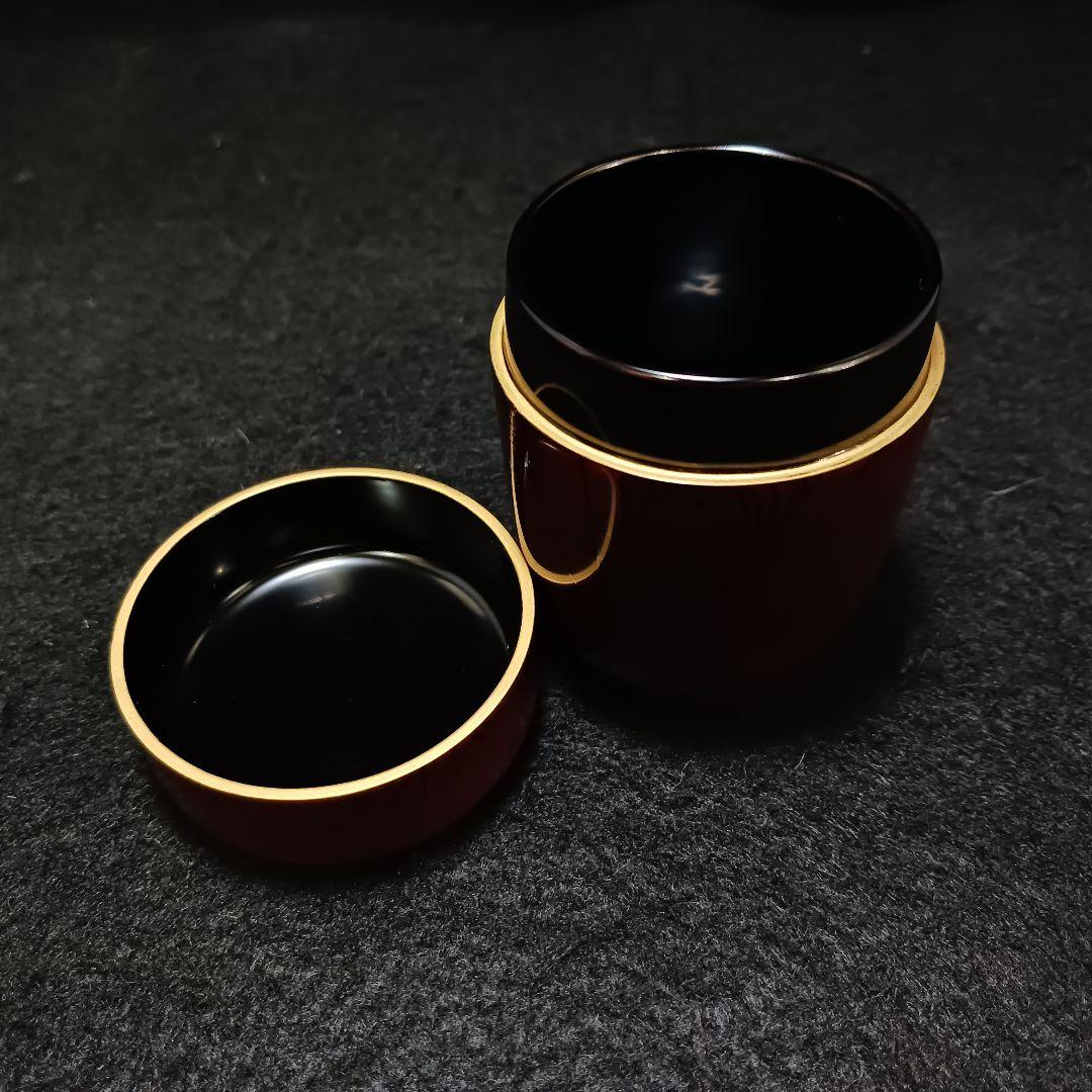 Y3339-9 茶道具 吉田一峰作 蒔絵 棗 共箱　　#13