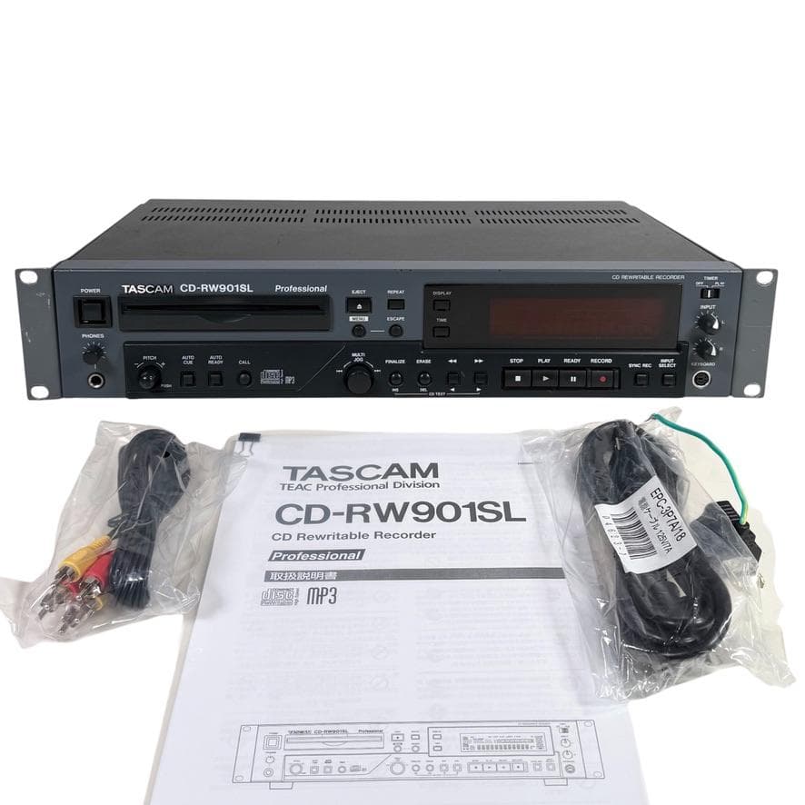 ◆CD録音履歴7時間◆TASCAM CDレコーダー CD-RW901SL