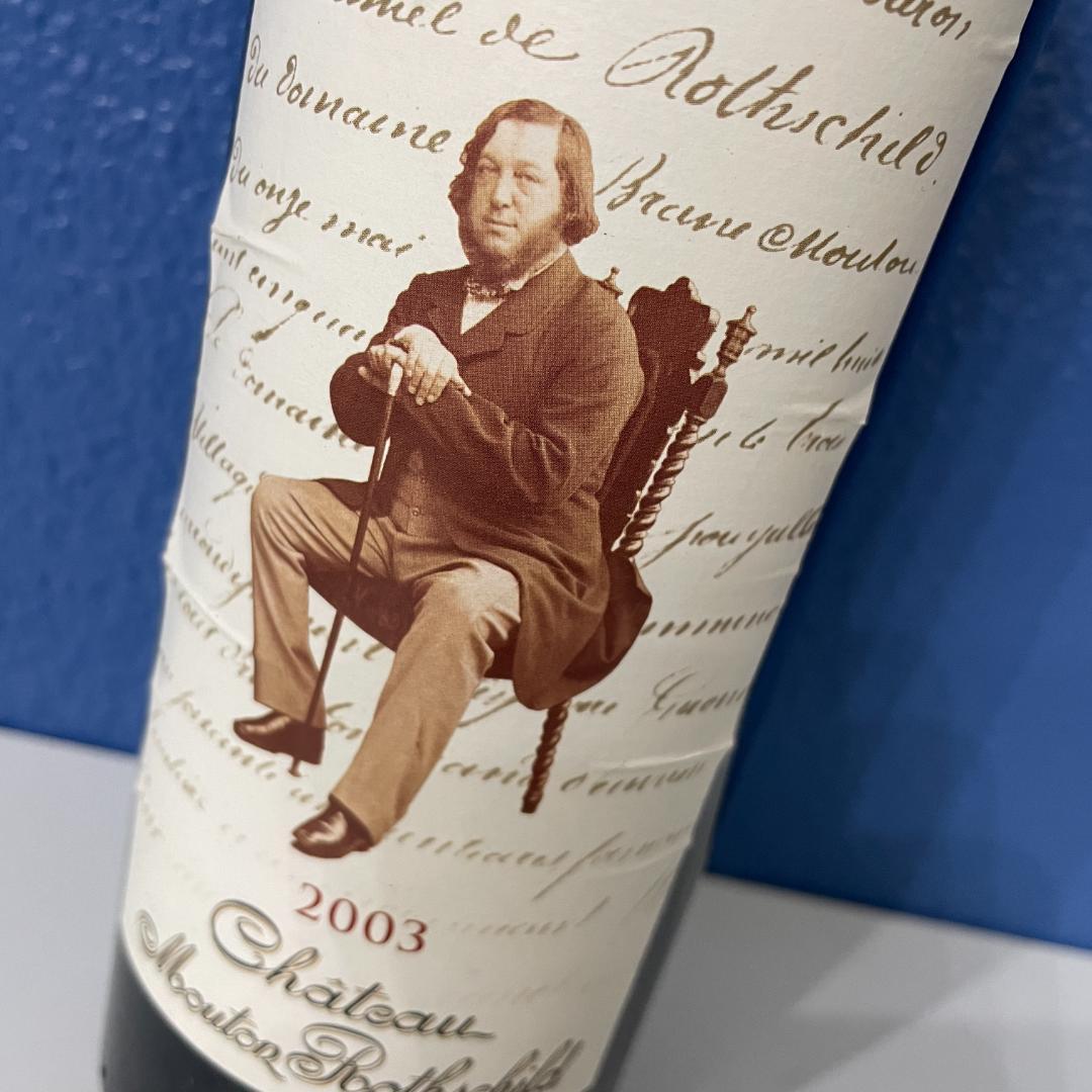 K68　シャトー　ムートンロートシルト　2003年　赤ワイン　750ml 希少