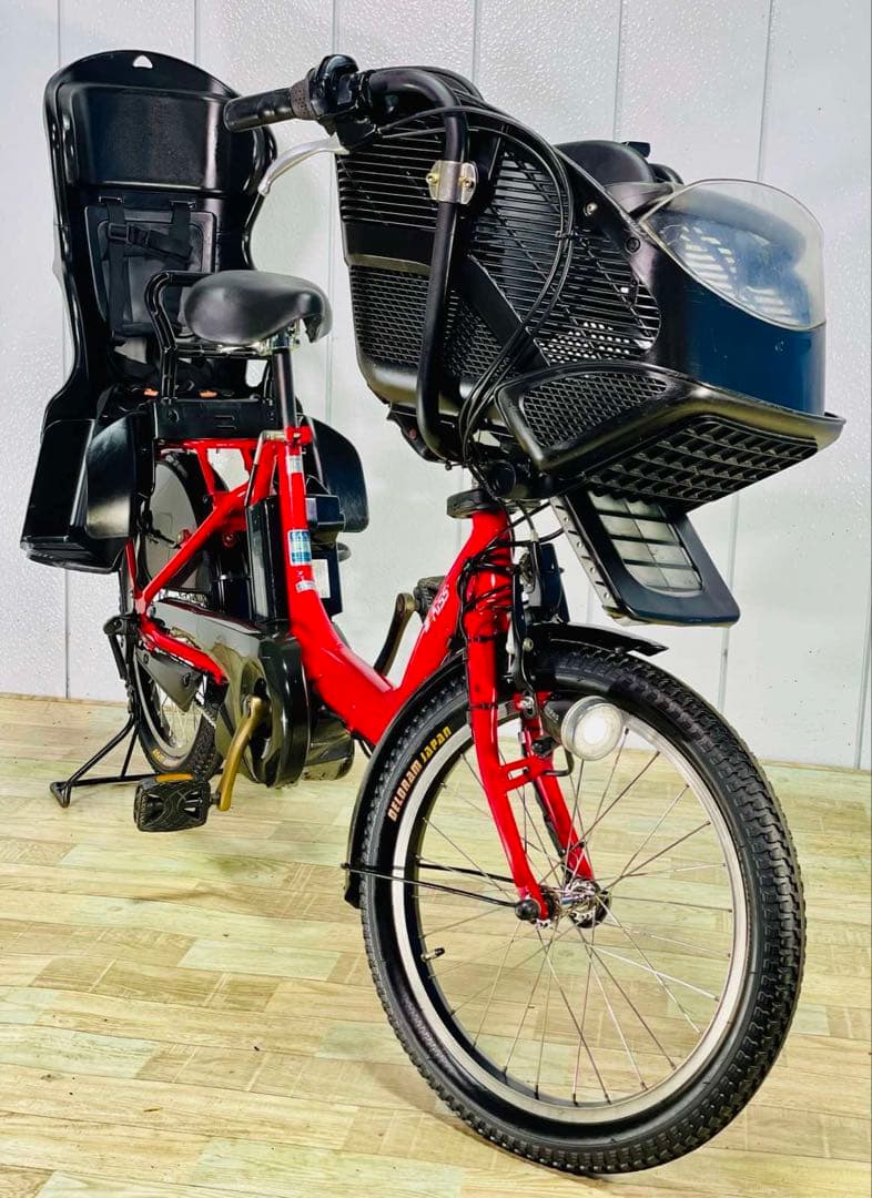 2820ヤマハ12.3アンペア3人乗り対応20インチ子供乗せ　電動アシスト自転車