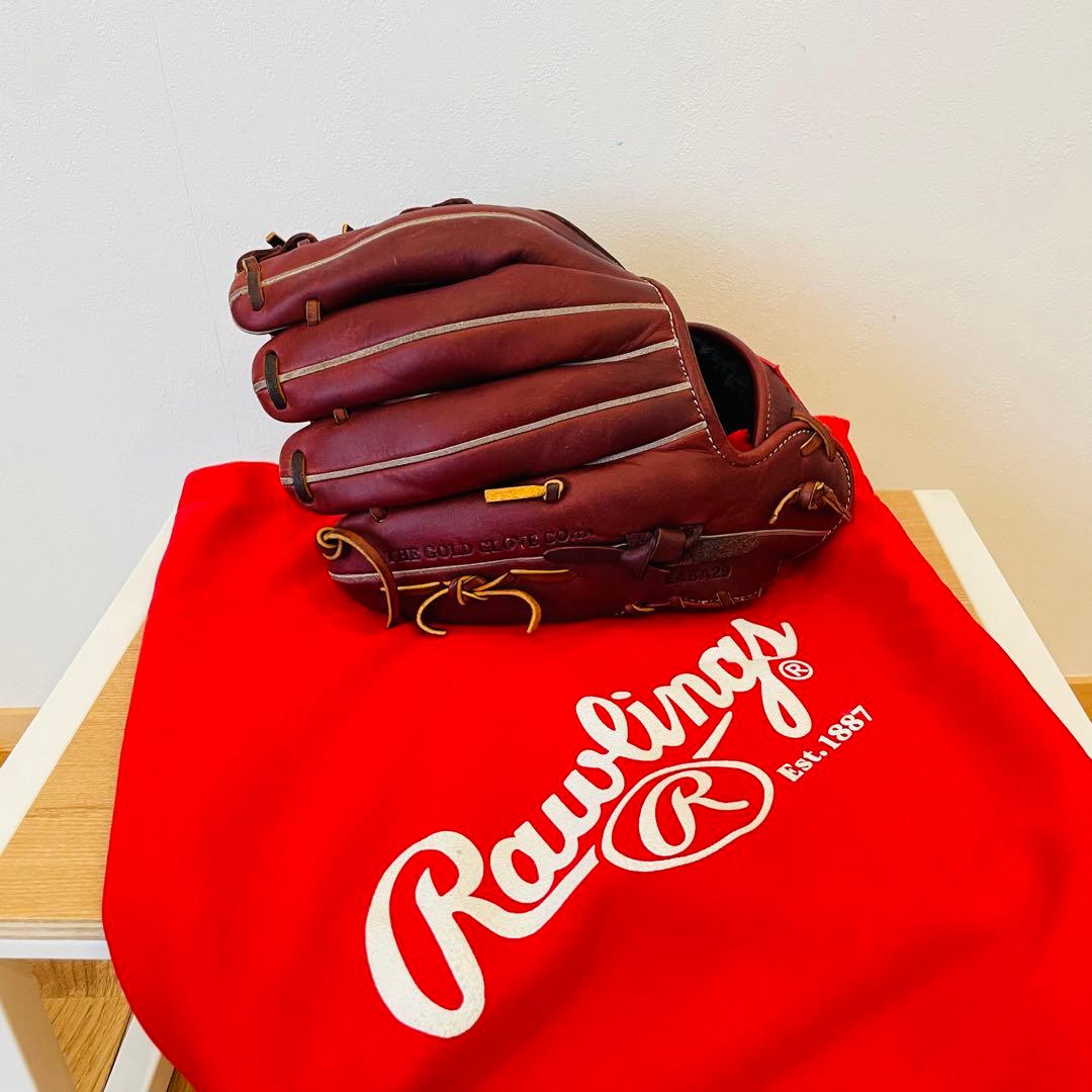 美品RawlingsローリングスHOH44-SH GOLDGLOBE野球グローブ