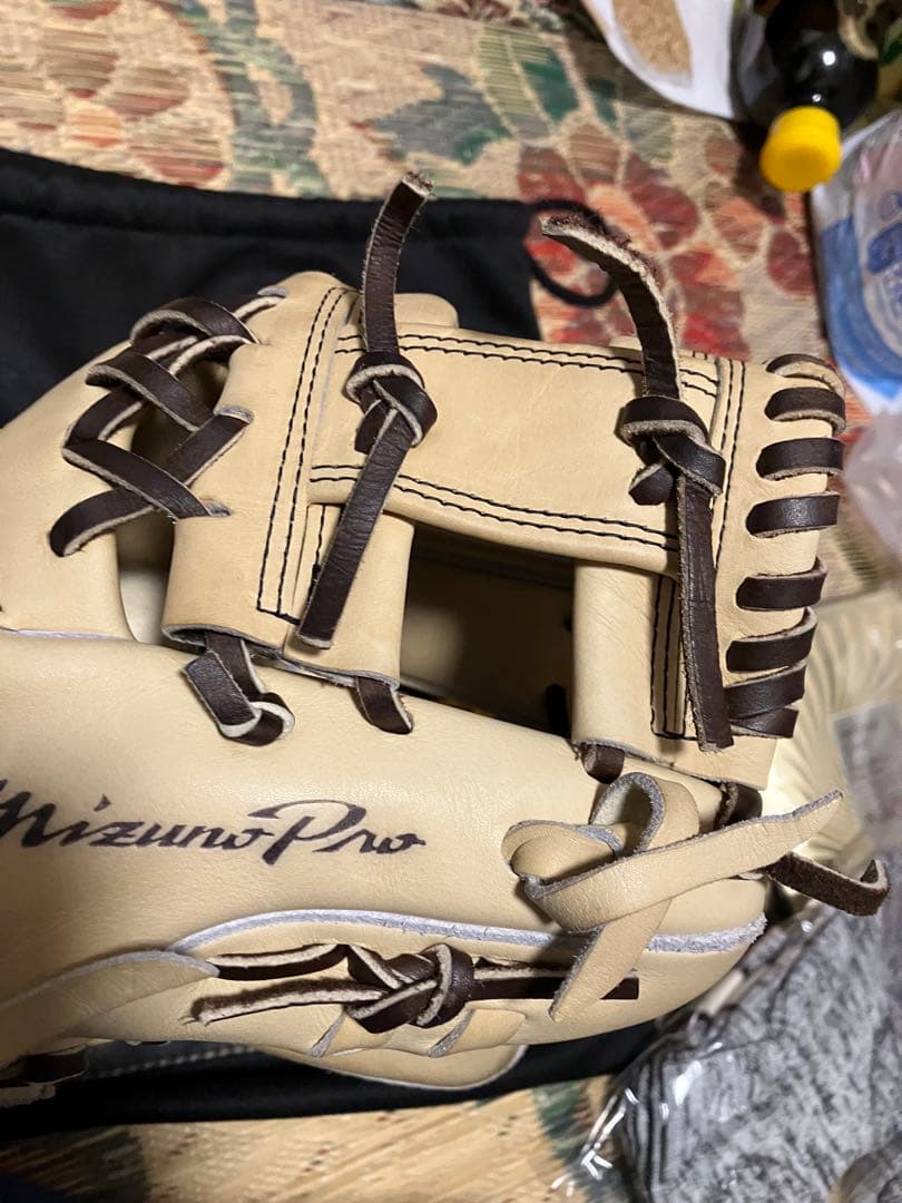 MizunoPro 硬式グローブ ベージュ波賀（Haga）即戦力