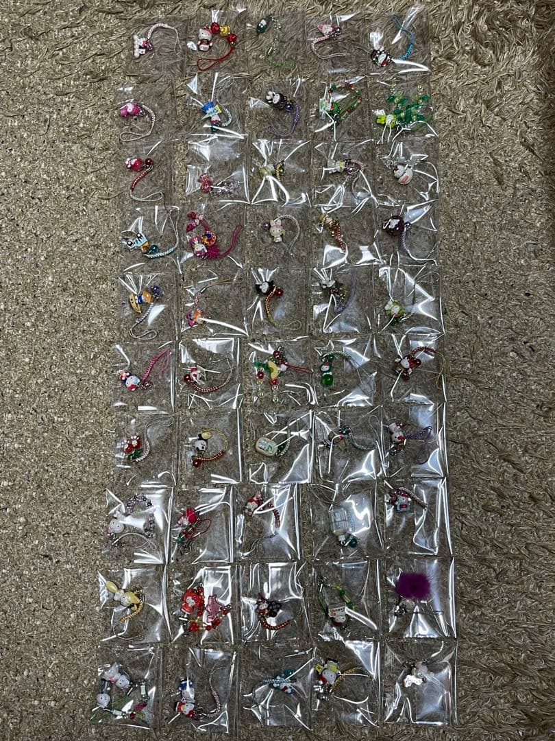 ハローキティ　ストラップ　50点まとめ