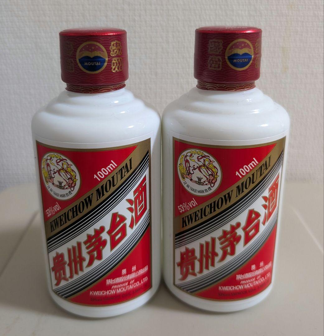 中国貴州茅台酒 MOUTAI 白酒 中国のお酒　マオタイ 天女　100ml 2本