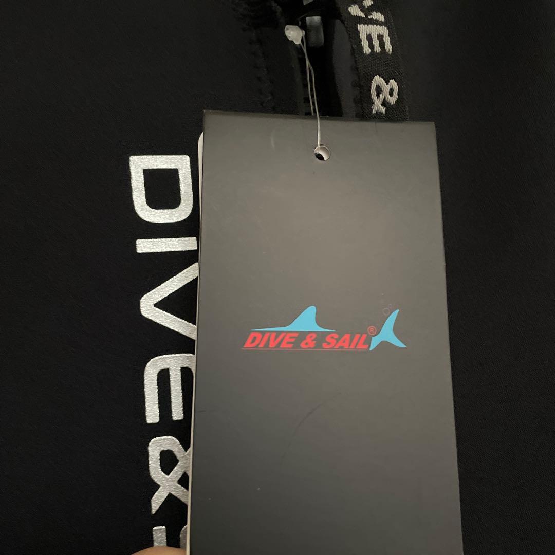 DIVE & SAIL フルスーツ 黒/紫 未使用タグ付き　サイズL