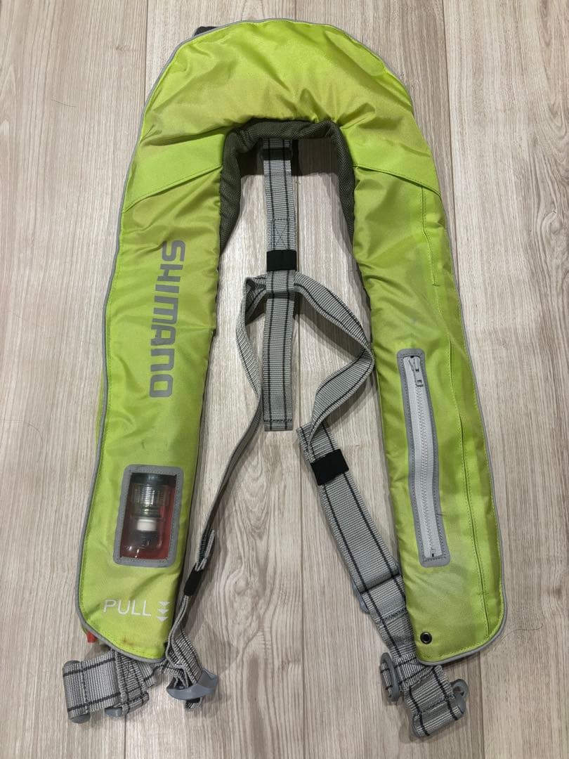 SHIMANO シマノ　ラフトエアジャケット　VF-051K グリーン