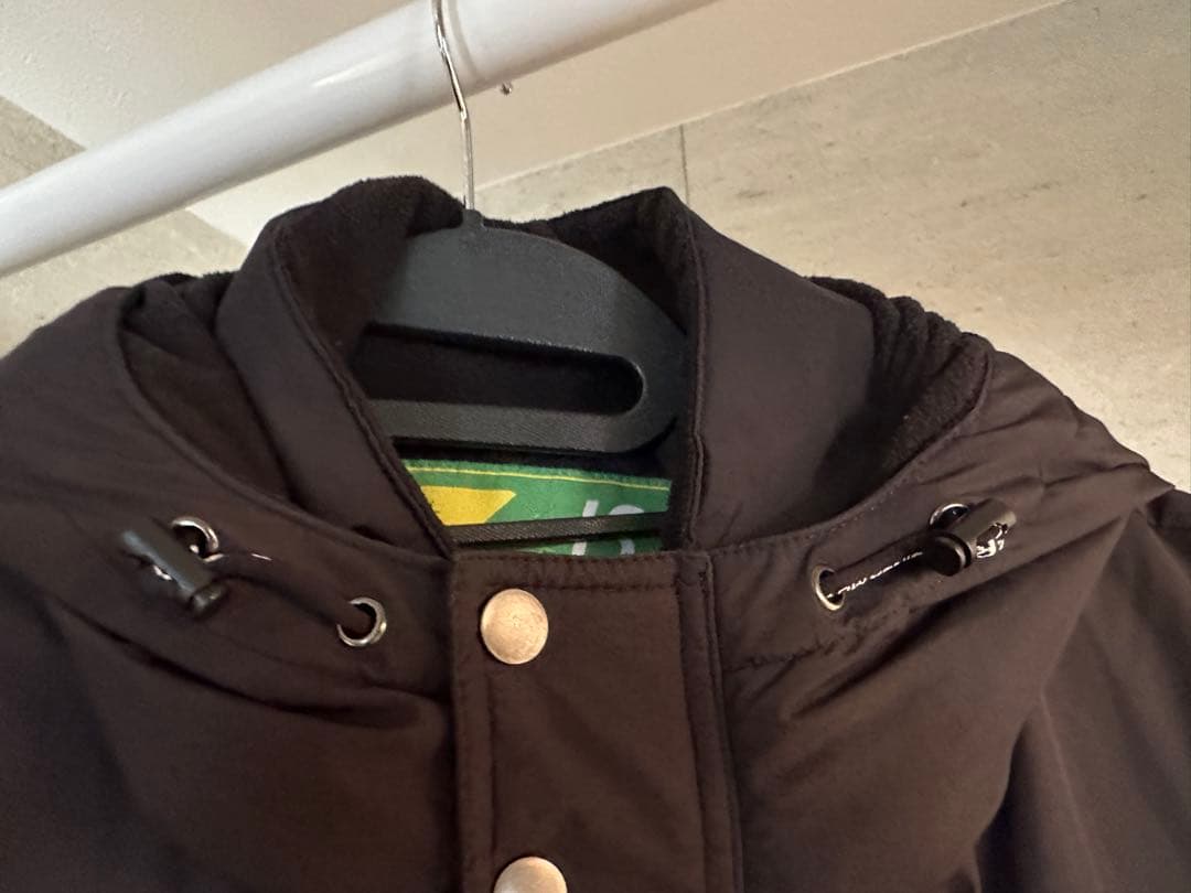 LUZeSOMBRA ブラック 高級ベンチコートLサイズ定価10万前後【送料込】