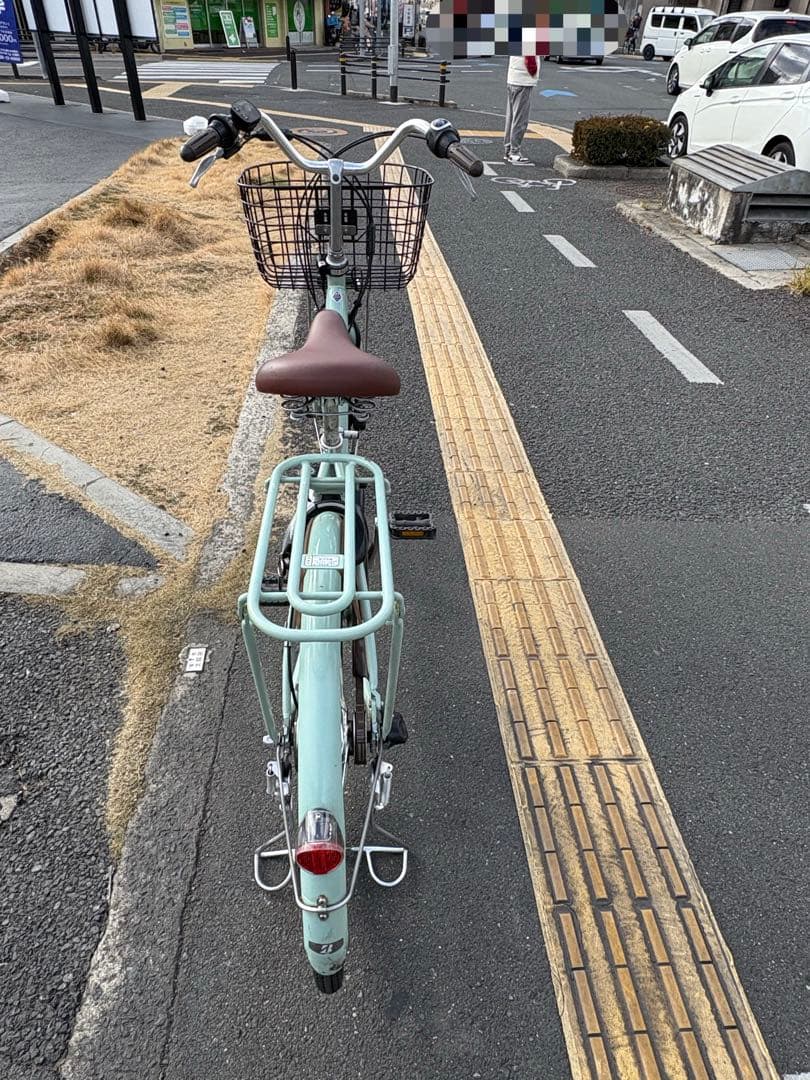 中古ブリヂストン電動アシスト自転車　B300 大阪　022番