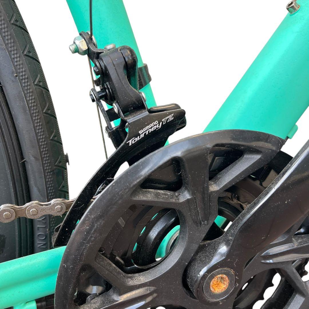 SHIMANO XLEAT 700C クロスバイク 21段変速 ディスクブレーキ