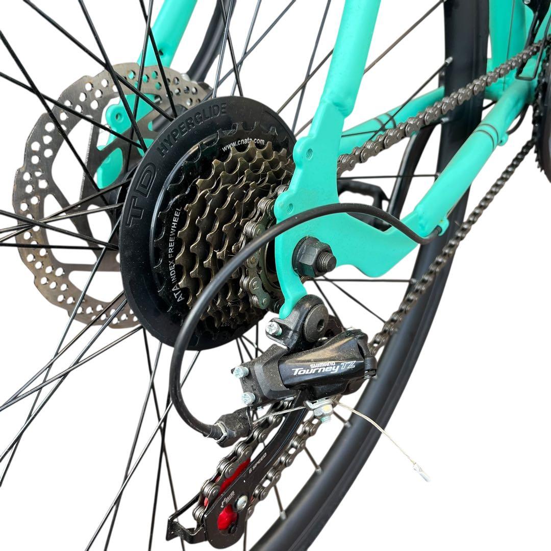 SHIMANO XLEAT 700C クロスバイク 21段変速 ディスクブレーキ