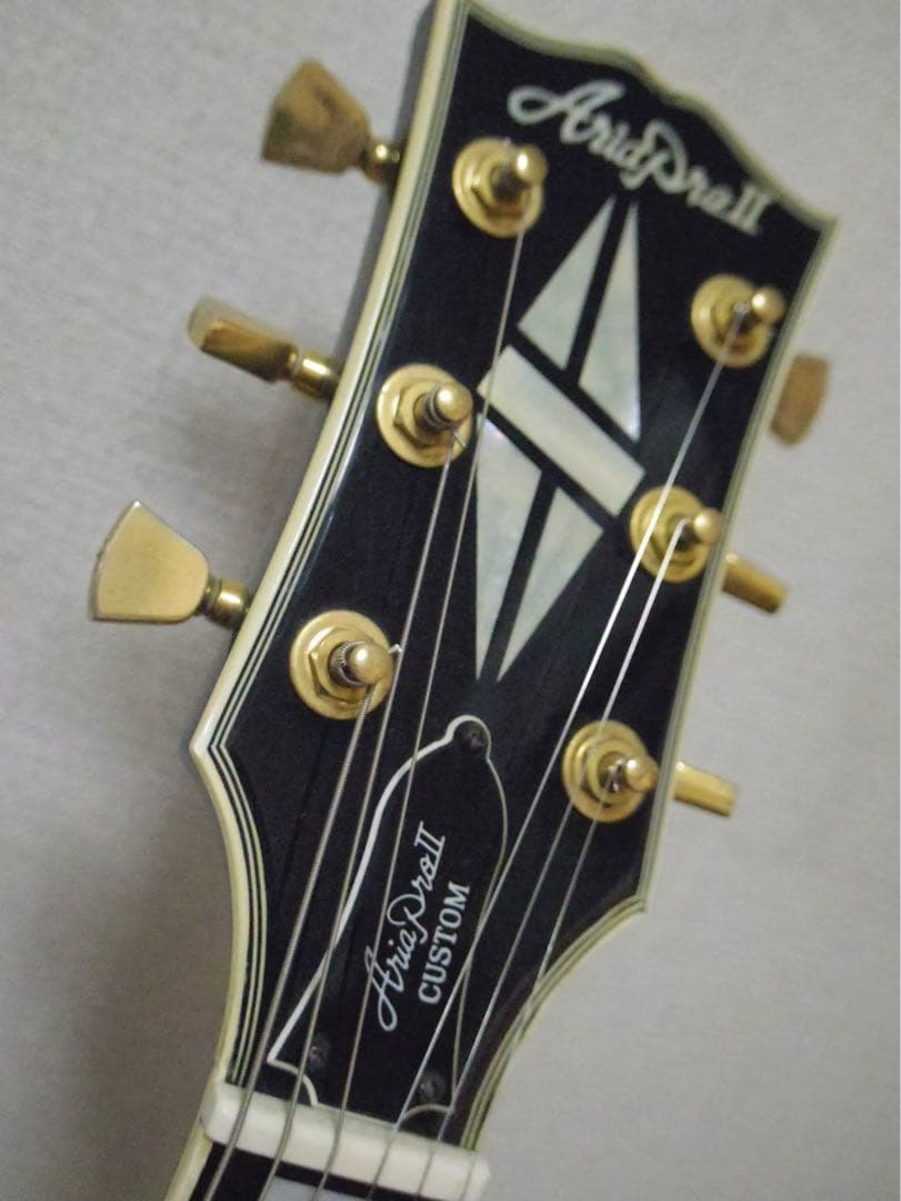 レスポールカスタムGibson ×アリアプロII ブラックビューティー76年製