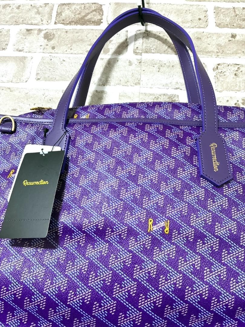 【早い者勝ち】新品 レザレクション 本革 ボストンバッグ ラニウススクエアビッグ