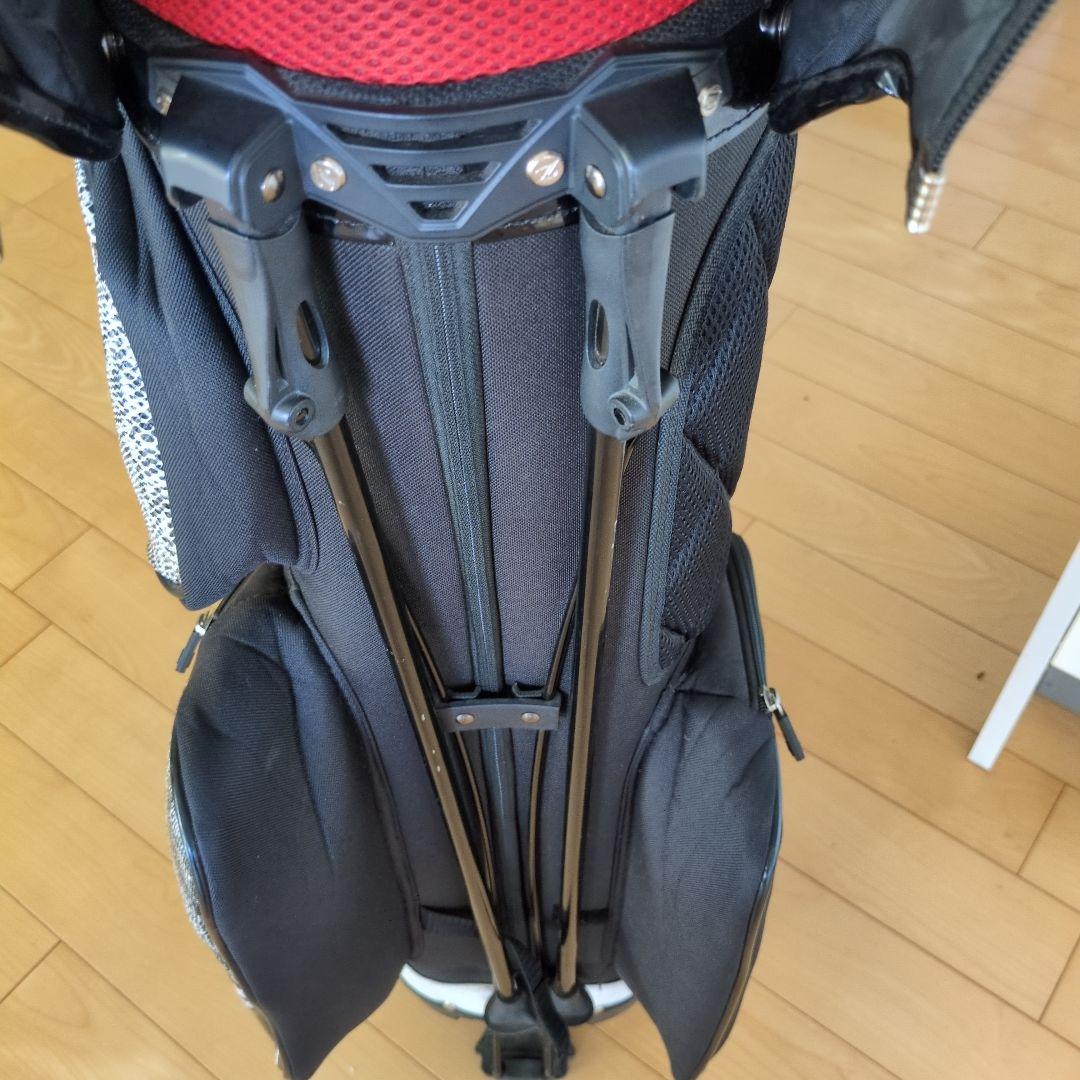 ZEAL❗️カッコイイ❗️ スタンドゴルフバッグ 黒