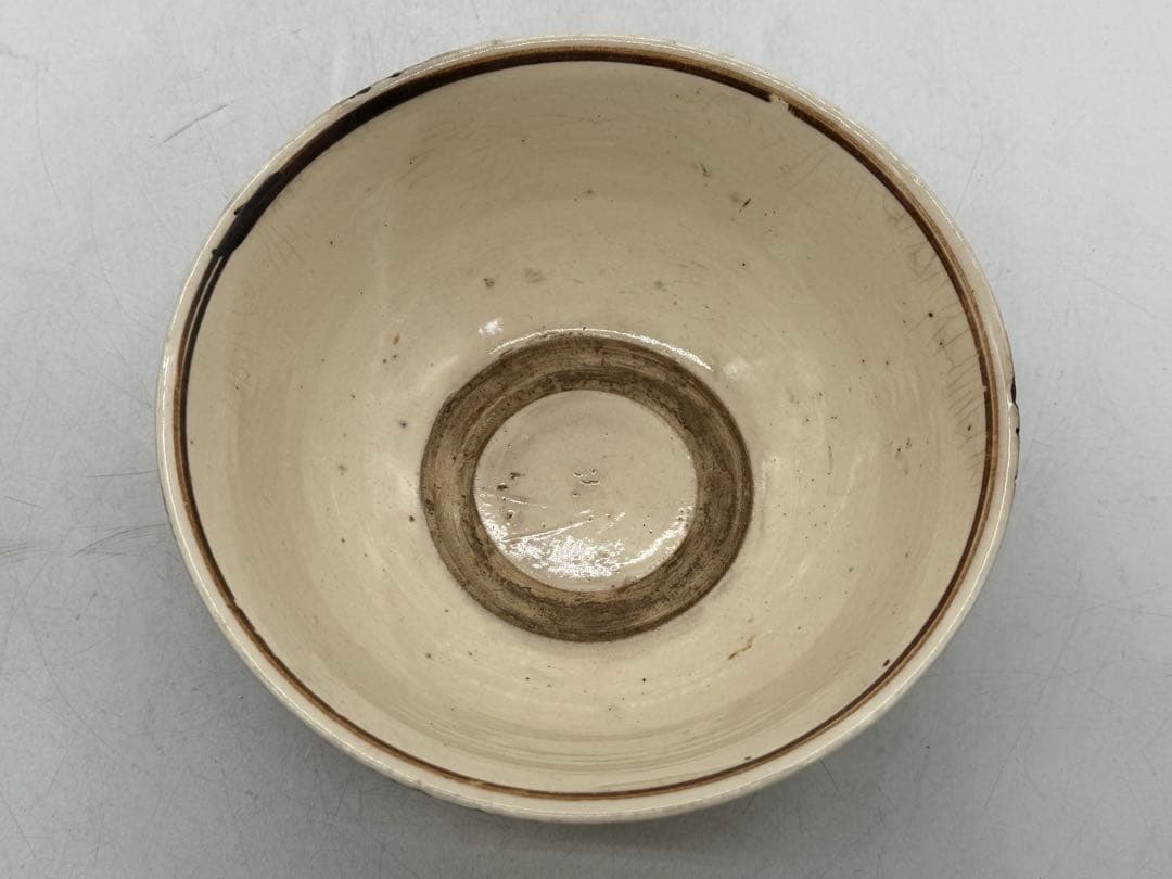 中国　宋時代　磁州窯　鐡釉茶碗　共箱　アンティーク　送料込み251219