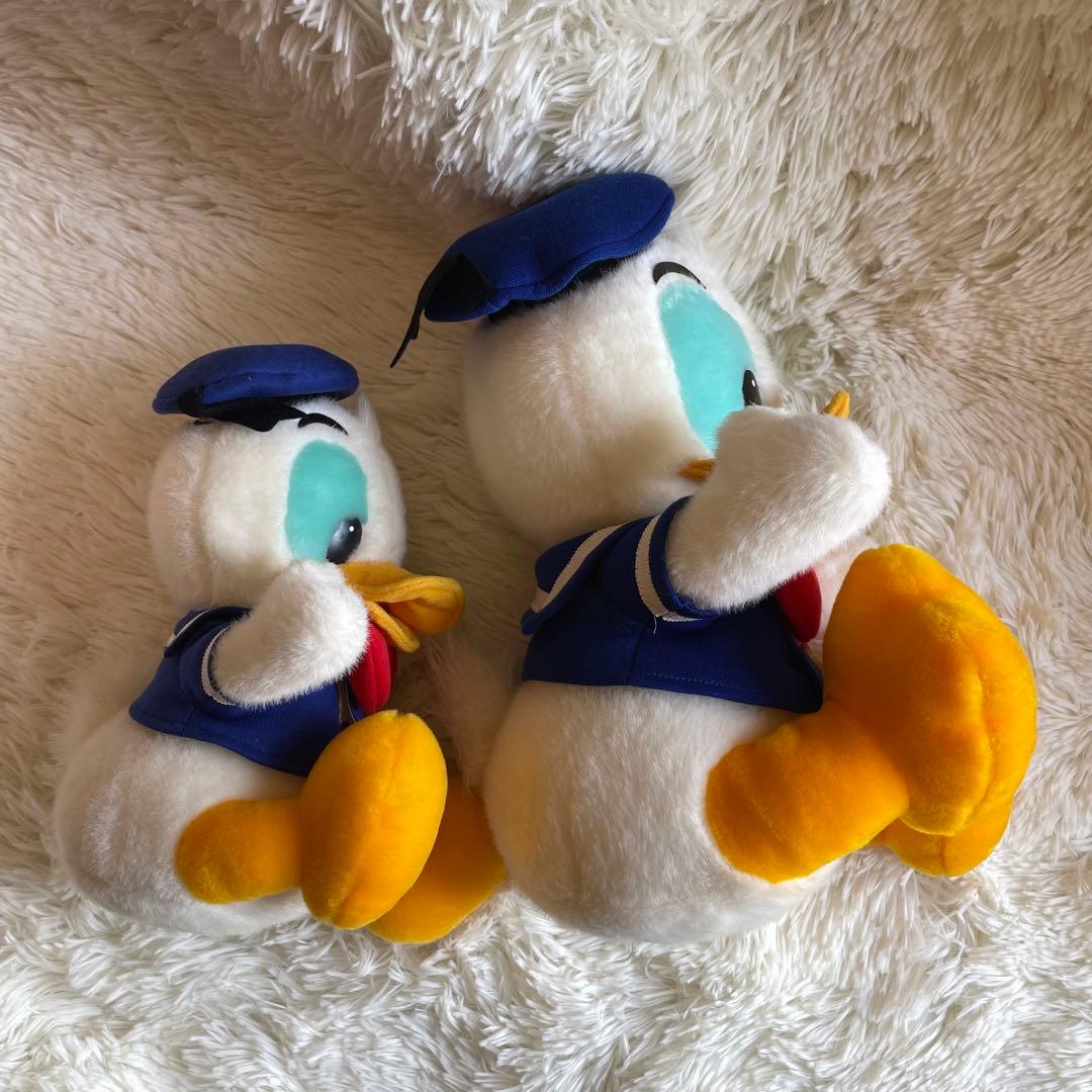 ドナルド（大、小）、デイジー　ぬいぐるみ　3個セット　希少　レア！