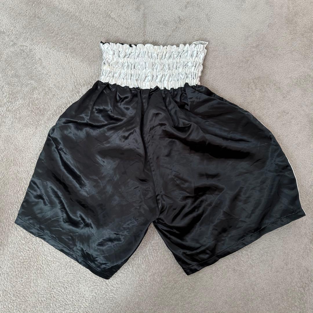 美品 Winning ウイニング ボクシング パンツ 黒 白ライン