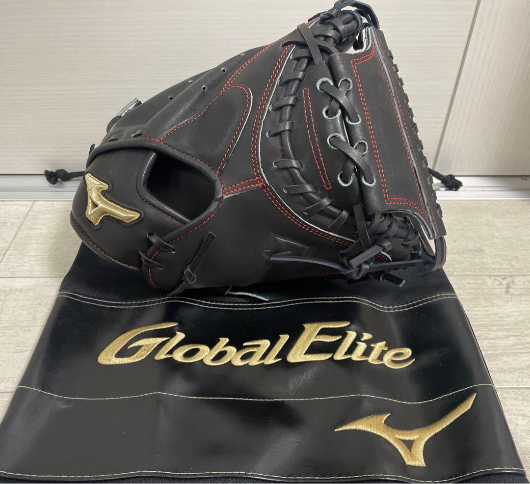 ⭐️新品未使用ミズノ⭐️硬式 捕手 ブロンド グローバルエリート 號 S-S型②