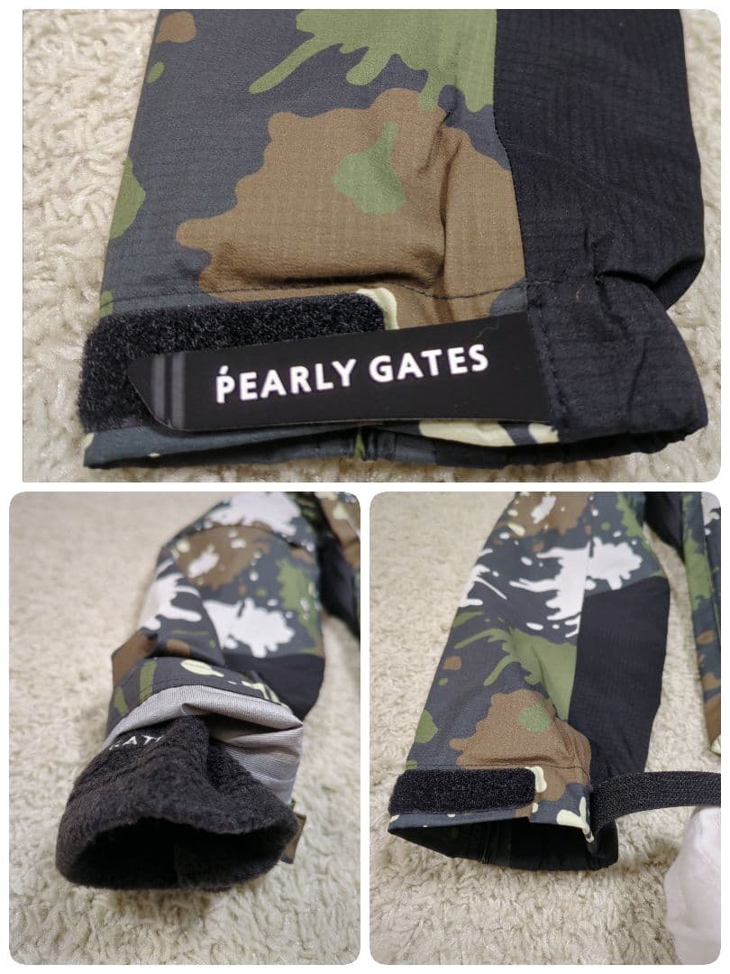 【タグ付】パーリーゲイツ　ゴルフウェア　カモフラ　4way　バッグロゴ