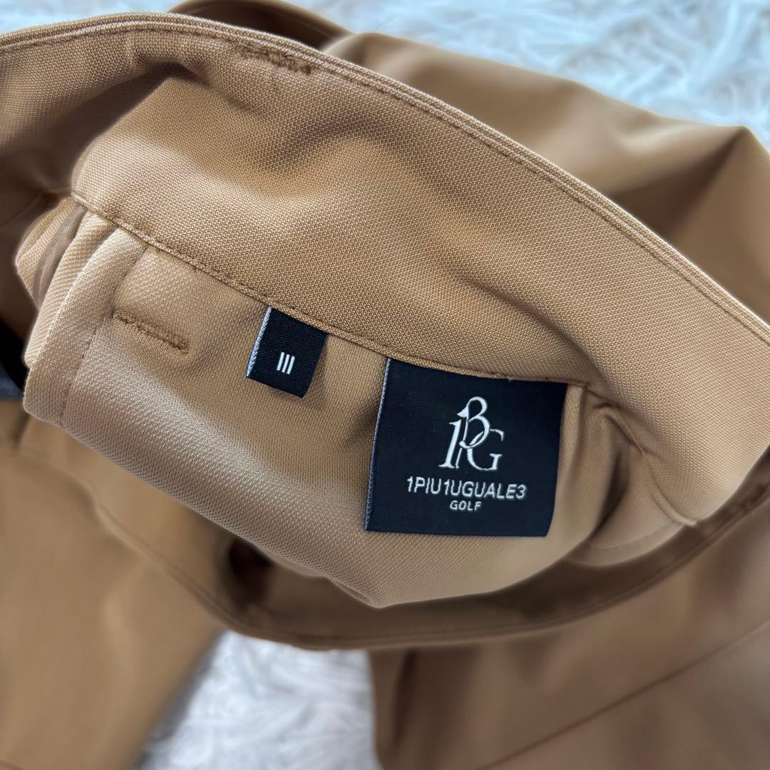 最新作 1piu1uguale3 golf ゴルフ セットアップ 3D ベージュ