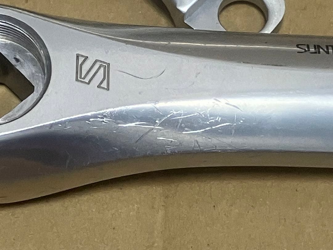 値下げ 中古 SUNTOUR SUPERBE PRO ロード クランクセット