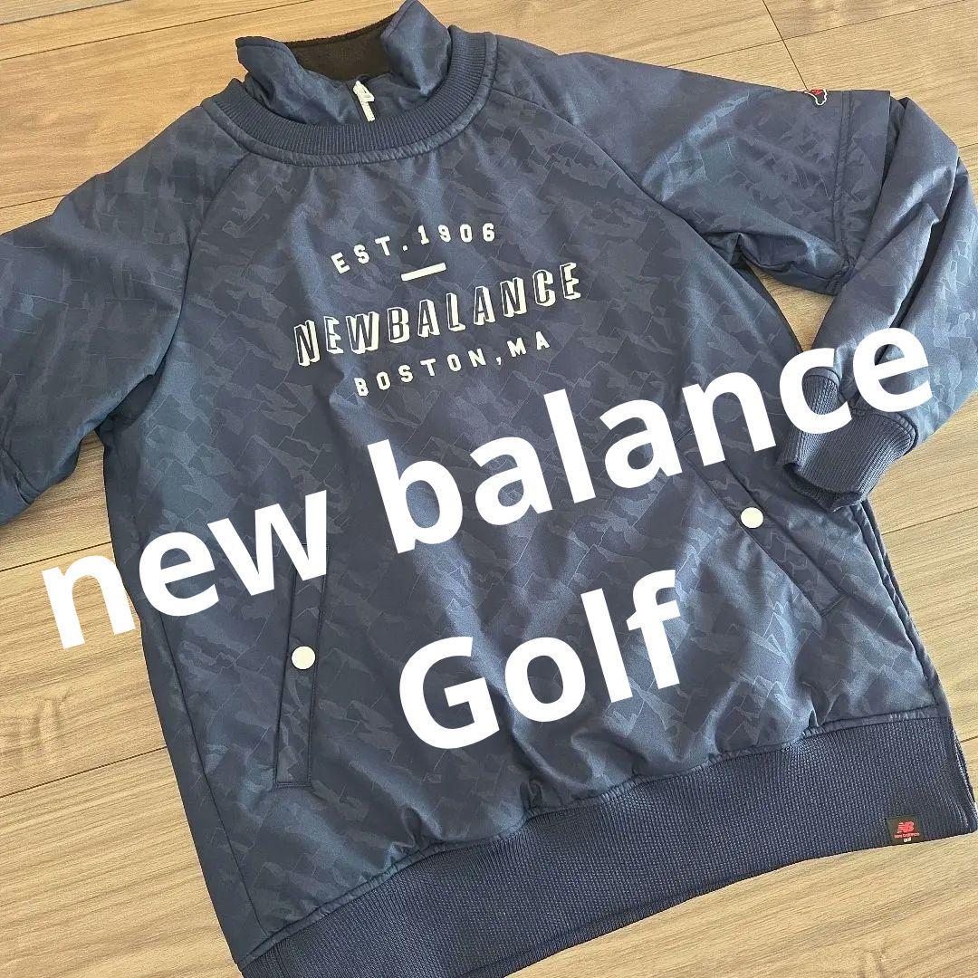 New Balance Golf ネイビー プルオーバージャケット　4（M）
