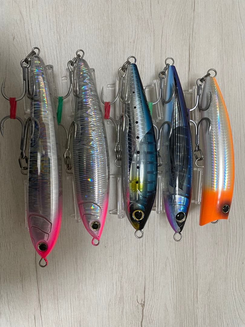 【定価1万7千円相当‼️】ヒラマサ、キハダルアー5点セット