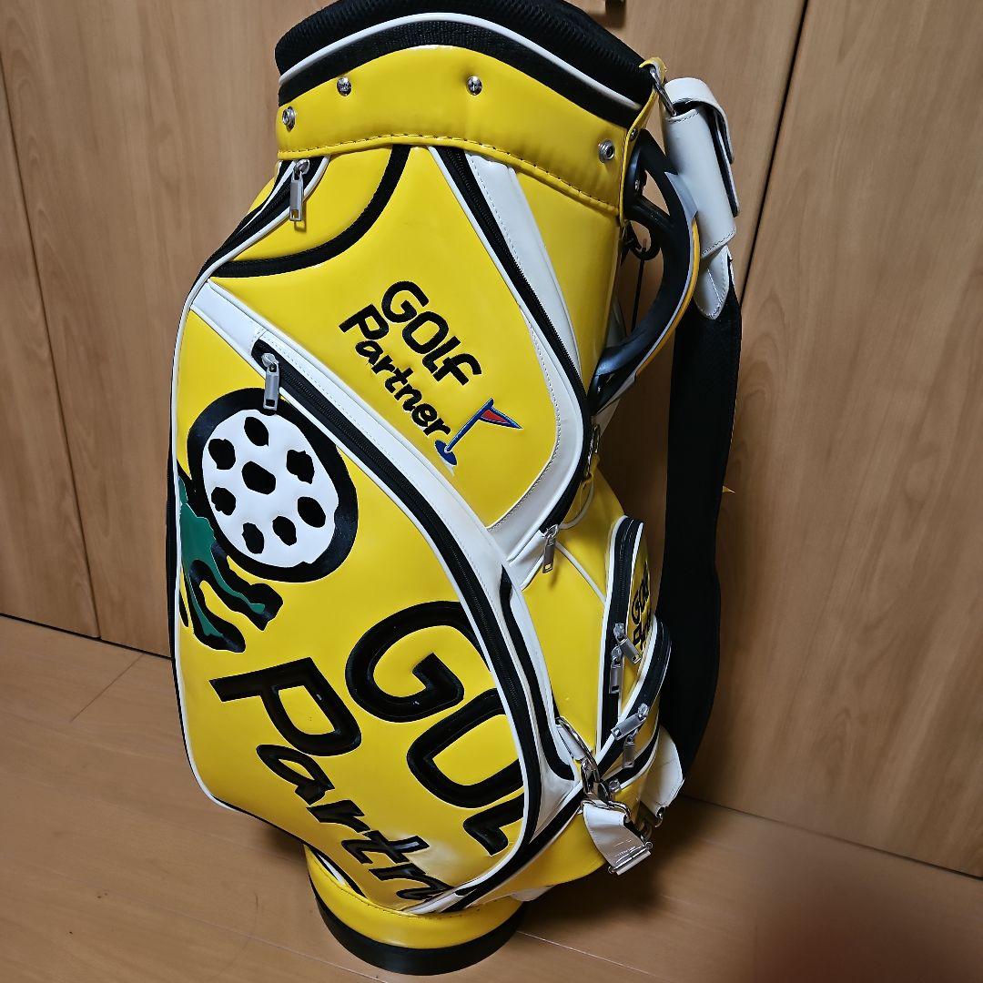 とみとむGOLF Partner キャディバッグ 黄色