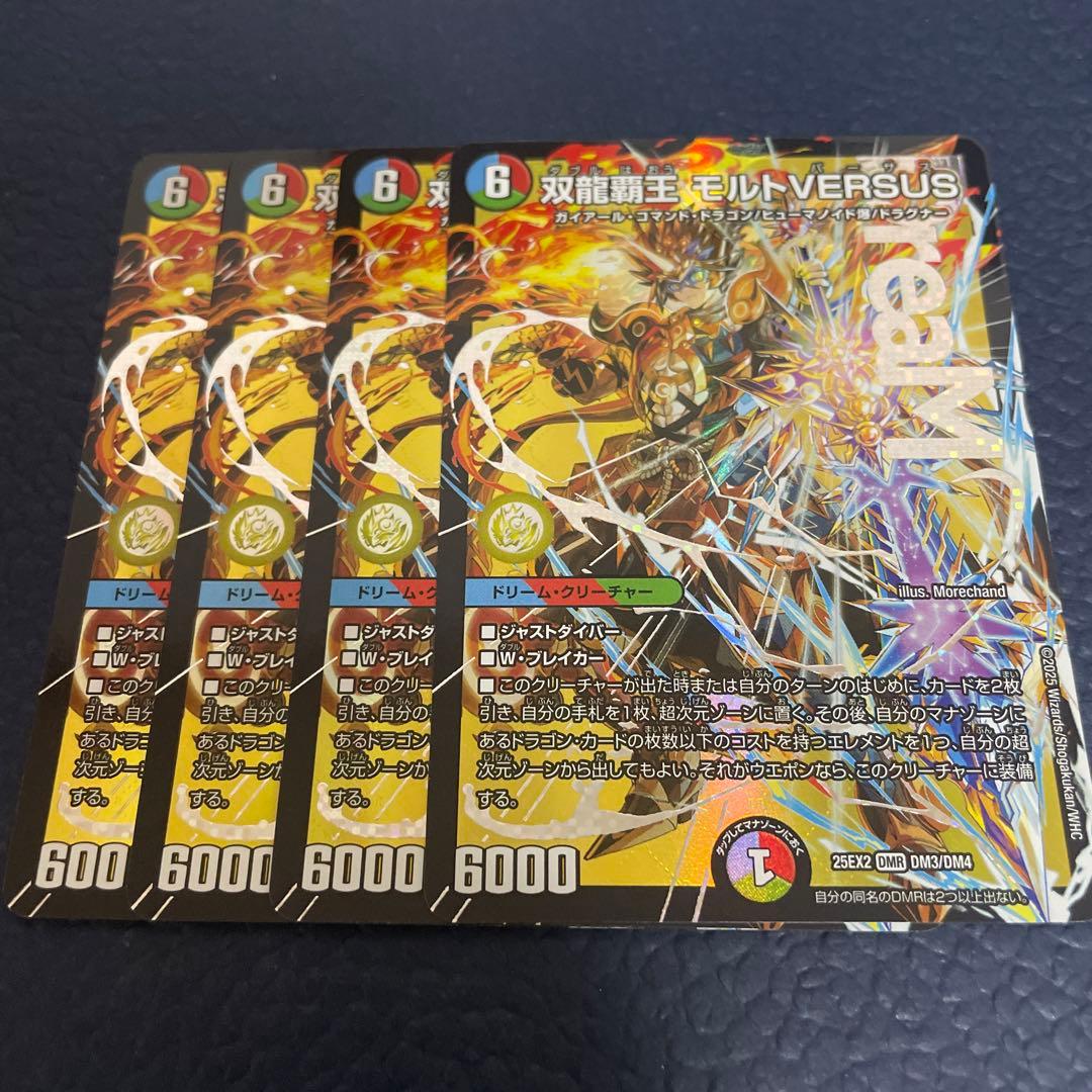双龍雷王 モルVERSUS 4枚セット
