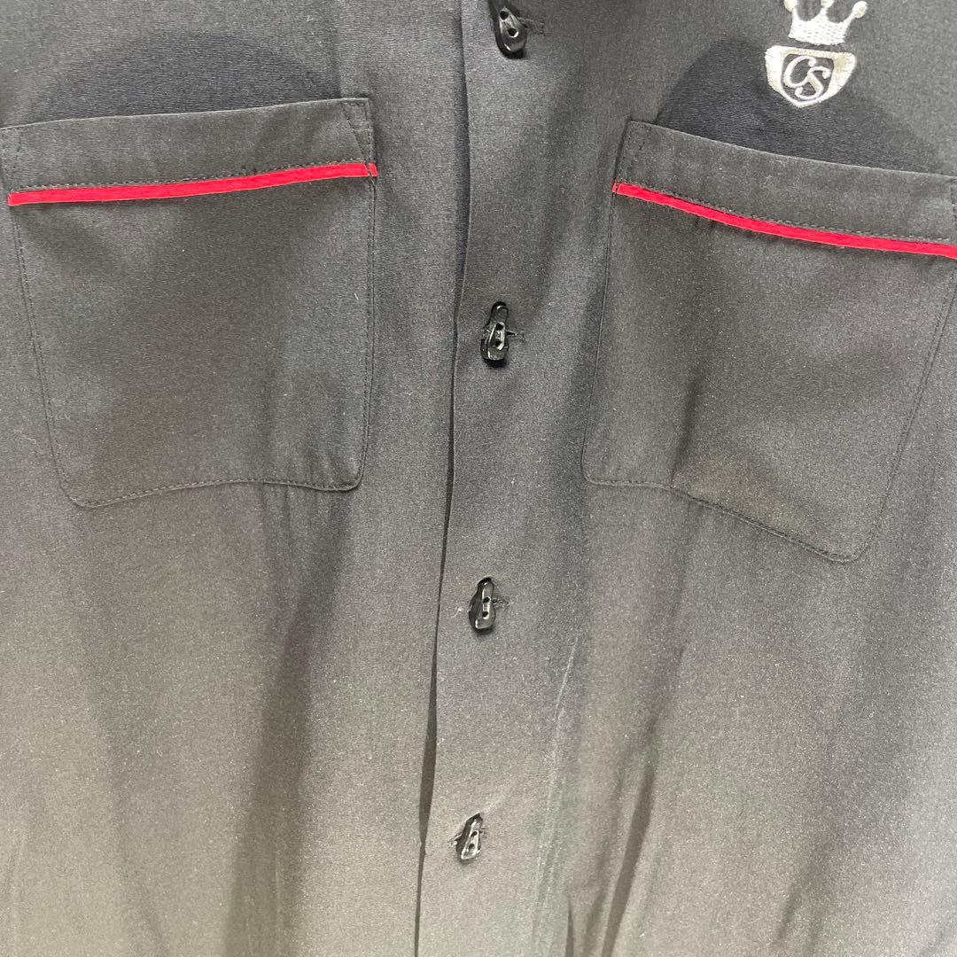 美品　クリームソーダ　クロスボーン　刺繍　ボーリングシャツ　サイズM