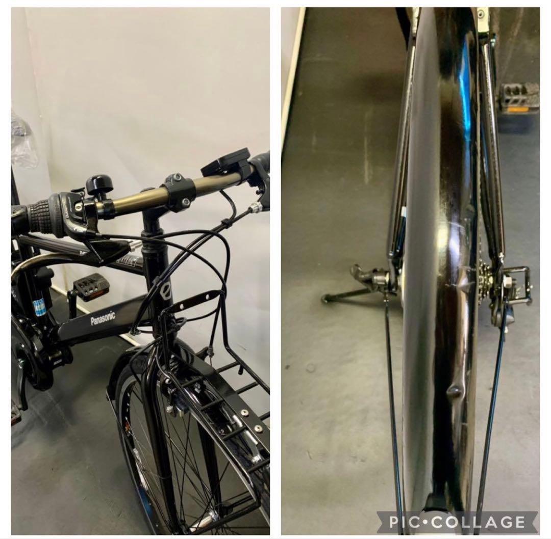 保証付き　送料無料　パナソニック　ベロスター　クロスバイク　電動アシスト自転車