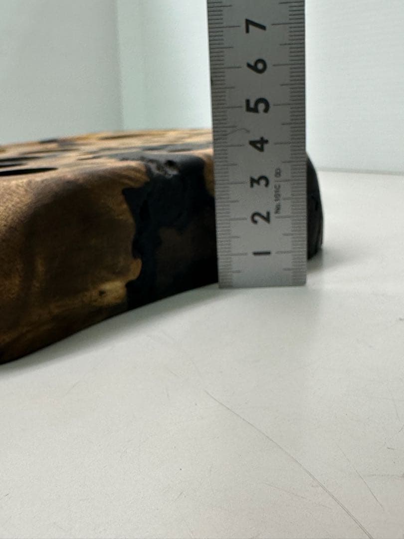 特大黒柿のフライタイイング用ツールスタンド