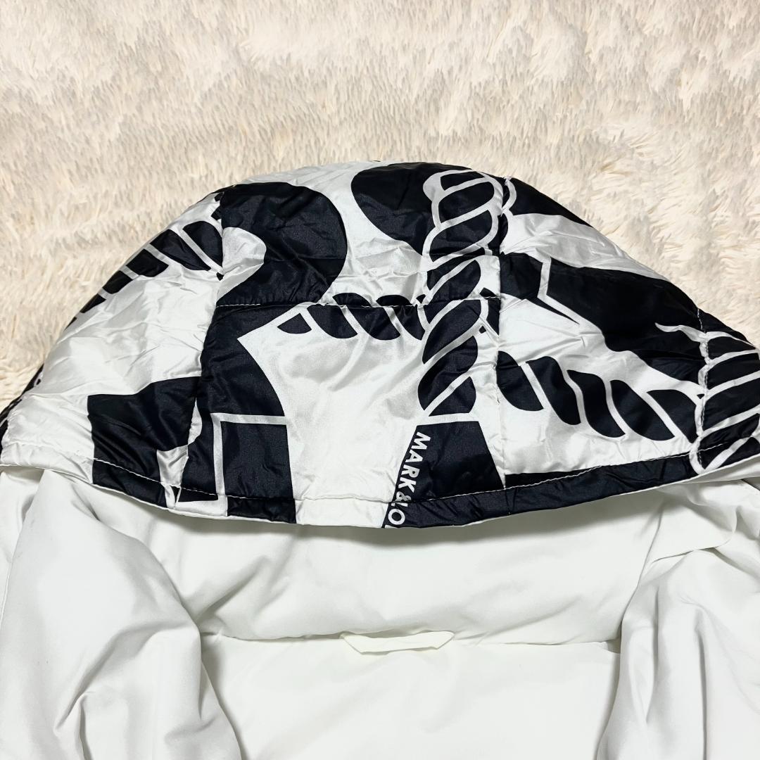 極美品✨ MARK&LONA 2way リバーシブル 中綿ベスト フード収納可