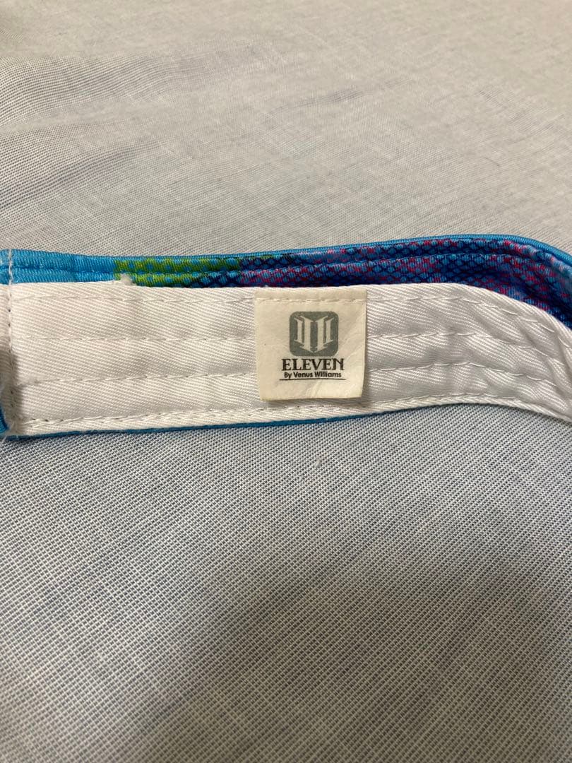 eleven 海外テニスウェア 3点セット 白・ブルー系花柄 M相当