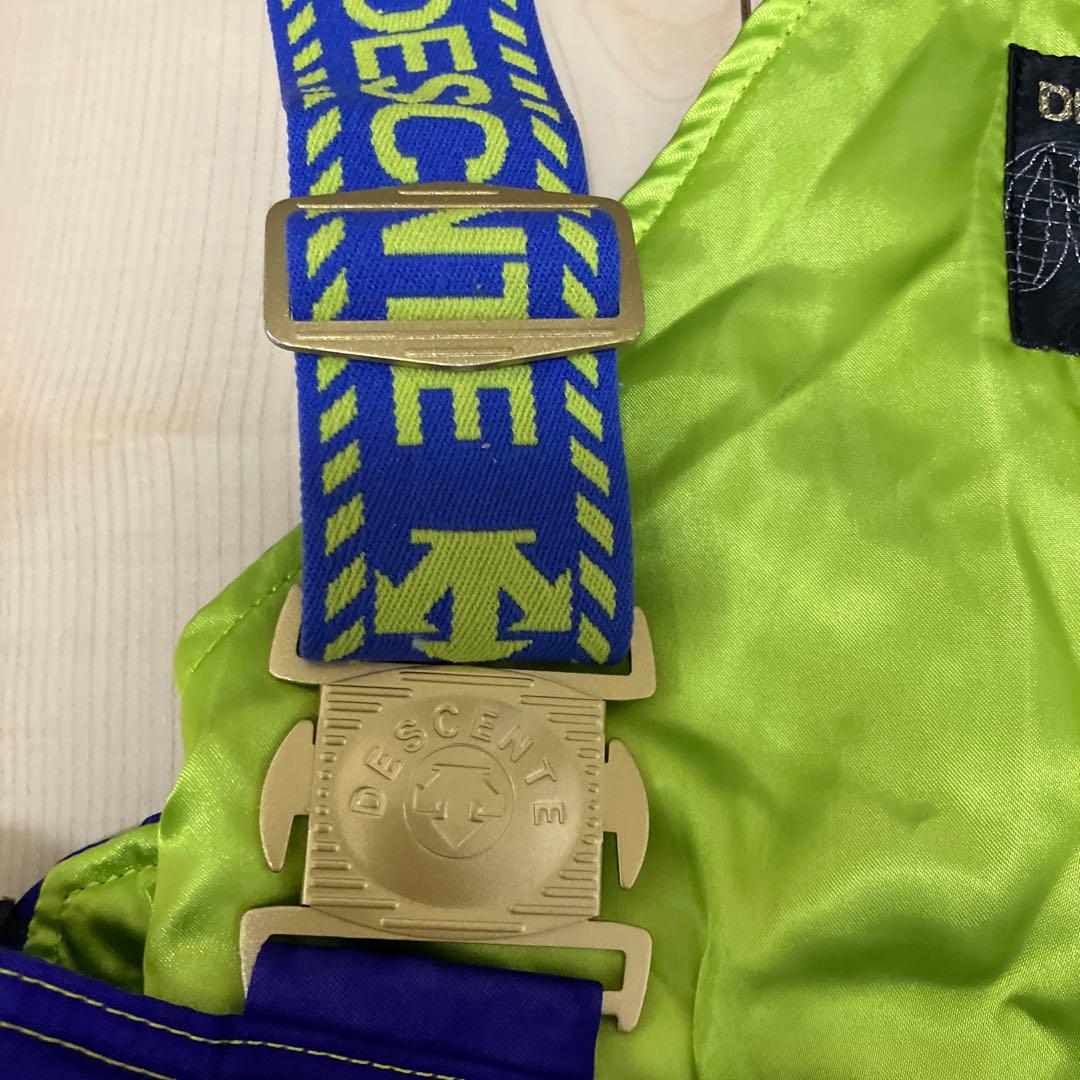 レア★美品★DESCENTE スキースノーボードウェア上下カラフル紫黄色Ｏサイズ