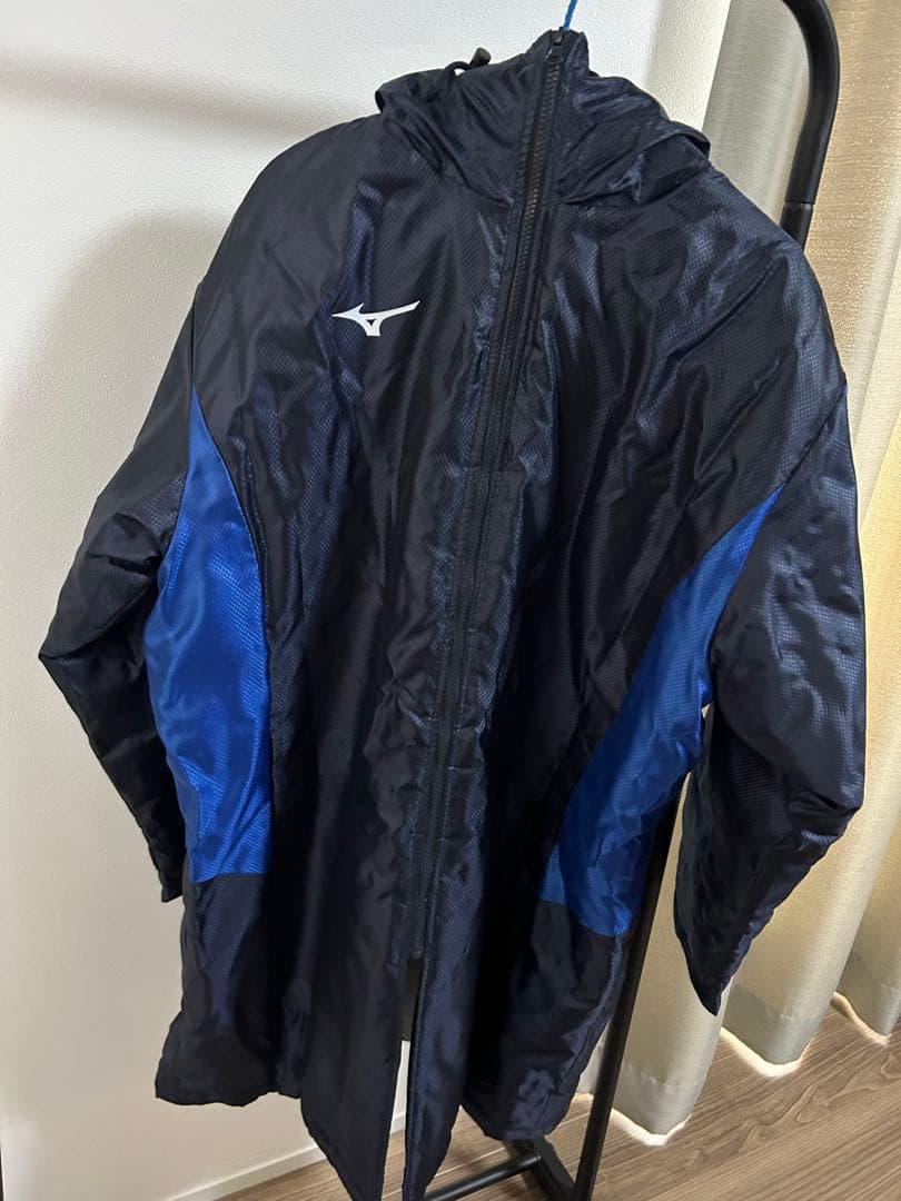 Mizuno フード付きベンチコート ウィンドブレーカー