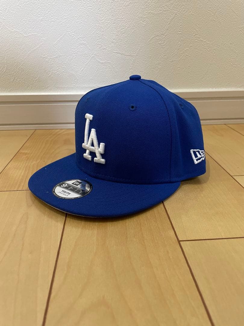 キッズ　ドジャース　MLB公式　大谷翔平　サイン刺繍入　キャップ　ニューエラ