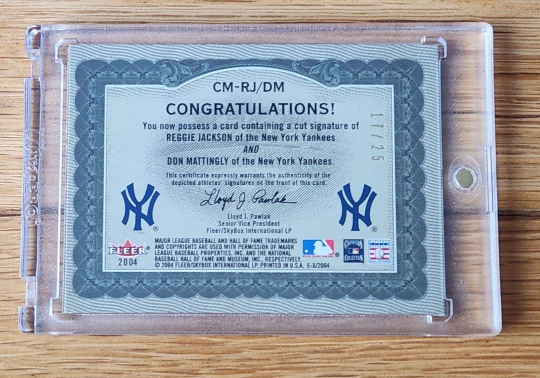 2004 FLEER EX オーセンティックオートグラフカード