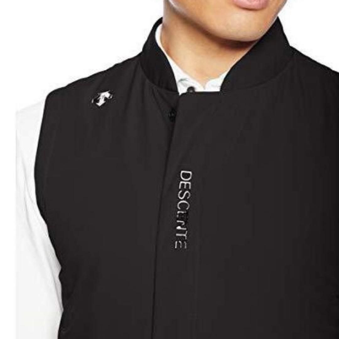 DESCENTE GOLF デサントゴルフ 中綿ウィンドベスト ブラックL
