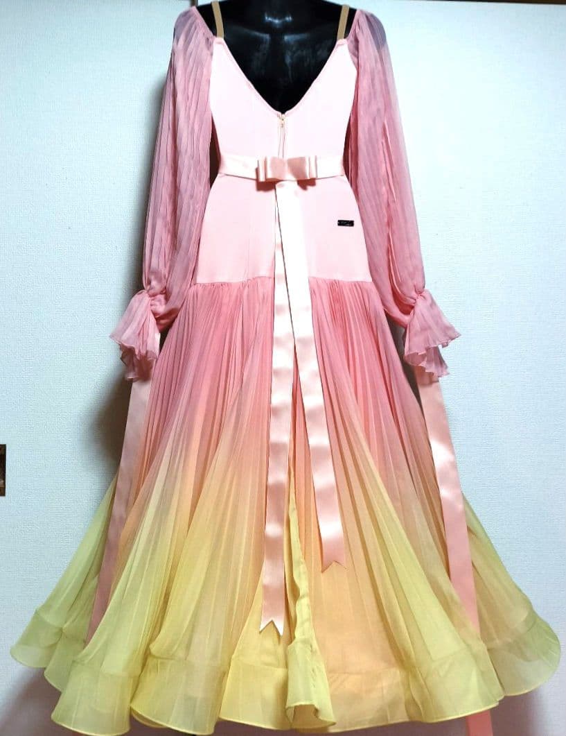 社交ダンス♡ジャンティ　モダン　スタンダード　ワンピースドレス